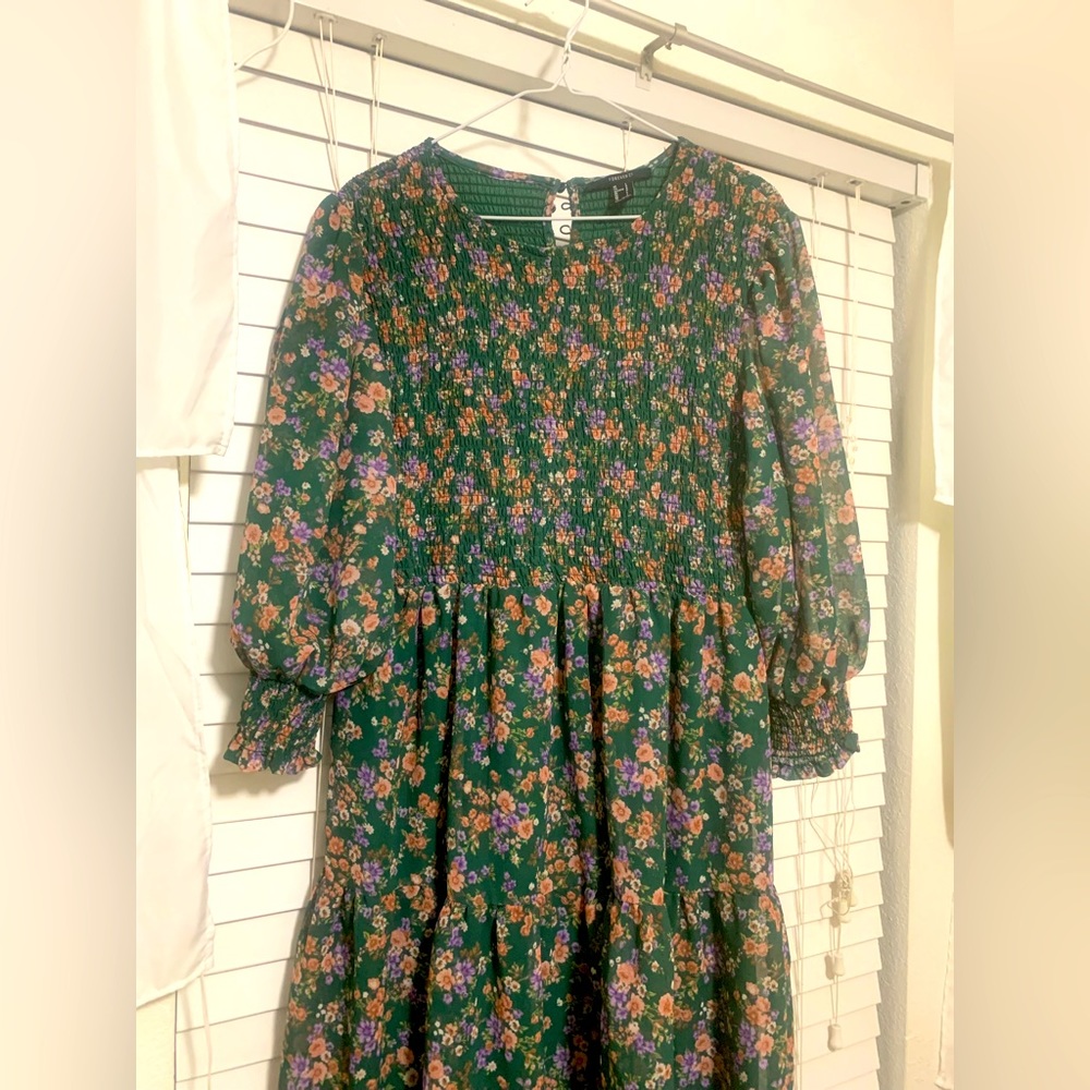 Floral cottage core dress